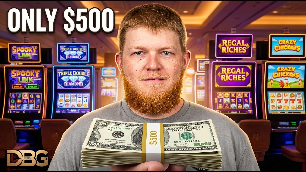 I Tested 5 Different Slot Machines With Only $500!